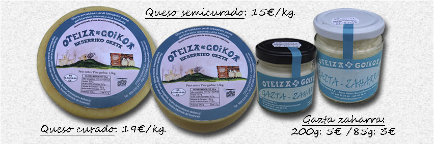 Quesos Oteiza Goikoa Gaztak - Amezketa - Gipuzkoa