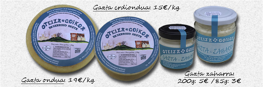 Quesos Oteiza Goikoa Gaztak - Amezketa - Gipuzkoa